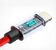 Kabel USB Baseus Baseus AntiLa Series Simple Version wytrzymały pleciony kabel przewód USB Lightning 1M 2.4A MFI czerwony 7