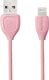 Kabel USB Remax USB-A - Lightning 1 m Różowy (RC-050i/PI) 1