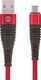 Kabel USB Forever Kabel USB typu C Forever Shark czerwony 1