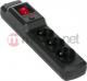 Listwa zasilająca Activejet przeciwprzepięciowa 3 gniazd 1 m czarna (ACJCombo3gn1,0m) 1