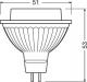 Osram LED STAR MR16 12 V 50 36° 7.2W/2700K GU5.3 15000h 3