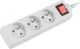 Listwa zasilająca Lanberg PS1 3 gniazda 3 m biała (PS1-03E-0300-W) 1