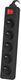 Listwa zasilająca Lanberg PS1 5 gniazd 1.5 m czarna (PS1-05E-0150-BK) 1