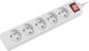 Listwa zasilająca Lanberg PS1 5 gniazd 1.5 m biała (PS1-05E-0150-W) 1