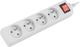 Listwa zasilająca Lanberg PS1 4 gniazda 1.5 m biała (PS1-04E-0150-W) 1