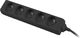 Lanberg 3m, czarna, 5 gniazd, kabel wykonany z pełnej miedzi -PS0-05E-0300-BK 3