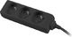 Lanberg 3m, czarna, 3 gniazda, kabel wykonany z pełnej miedzi-PS0-03E-0300-BK 1