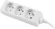 Lanberg 3m, biała, 3 gniazda, kabel wykonany z pełnej miedzi-PS0-03E-0300-W 1