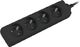 Lanberg 1.5m, czarna, 4 gniazda, kabel wykonany z pełnej miedzi -PS0-04E-0150-BK 1