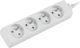 Lanberg Listwa zasilająca 1.5m, biała, 4 gniazda (PS0-04E-0150-W) 1
