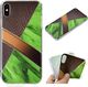 Etui Slim Art IPHONE XS MAX pattern printing kawowo-zielony 1