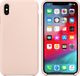 Hurtel Silicone Case elastyczne silikonowe etui pokrowiec iPhone XS Max różowy 1