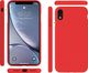 Hurtel Silicone Case elastyczne silikonowe etui pokrowiec iPhone XR czerwony 5