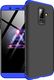 Hurtel 360 Protection etui na całą obudowę przód + tył Samsung Galaxy A6 Plus 2018 A605 czarno-niebieski 1