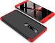 Hurtel 360 Protection etui na całą obudowę przód + tył Nokia 6.1 czarno-czerwony 1
