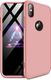 Hurtel 360 Protection etui na całą obudowę przód + tył iPhone XS Max różowy (logo hole) 1