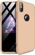 Hurtel 360 Protection etui na całą obudowę przód + tył iPhone XS Max złoty (logo hole) 1