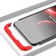 Hurtel 360 Protection etui na całą obudowę przód + tył Huawei Honor 10 czarno-czerwony 3