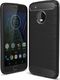 Hurtel Carbon Case elastyczne etui pokrowiec Lenovo Moto G5 Plus czarny 1