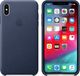 Apple iPhone XS Max Leather Case midnight blue 2