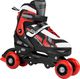 Rolki Spokey Łyżworolki dziecięce regulowane Feat 4IN1 czarrno-czerwone r. 31-34 (924280) 5
