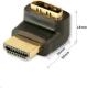 Adapter AV Lindy HDMI - HDMI czarny (41086) 2