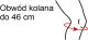 TOROS-GROUP Stabilizator stawu kolanowego neoprenowy zapinany na rzep uniwersalny krtki 2