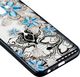 Etui Slim Art SAMSUNG J6+ J6 PLUS niebieski kwiat uniwersalny 2