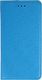 Etui Flip Magnet LG K10 2017 niebieski uniwersalny 1