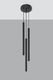 Lampa wisząca Sollux Pastelo 3x40W 1