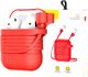 Baseus Etui ochronne do AirPods + Strap czerwone 1