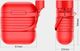 Baseus Etui ochronne do AirPods + Strap czerwone 6