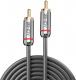 Kabel Lindy RCA (Cinch) - RCA (Cinch) 1m srebrny (35339) 1