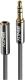 Kabel Lindy Jack 3.5mm - Jack 3.5mm 1m srebrny (35327) 1