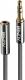 Kabel Lindy Jack 3.5mm - Jack 3.5mm 0.5m srebrny (35326) 1
