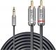 Kabel Lindy Jack 3.5mm - RCA (Cinch) x2 2m srebrny (35334) 1