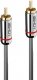 Kabel Lindy RCA (Cinch) - RCA (Cinch) 5m srebrny (35342) 2