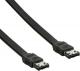 4World Kabel eSATA (M) - eSATA (M) 1.8cm Czarny (08508) 1