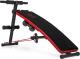 Xylo Ławka skośna do brzuszków z linkami i hantlami czarno-czerwona (XG-015) 1