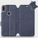 Mobiwear Asus Zenfone Max Pro M1 ZB602KL -Etui na telefon, case, obudowa, pokrowiec wzór Blue Leather uniwersalny 1