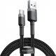 Kabel USB Baseus USB-A - USB-C 0.5 m Czarno-szary (CATKLF-AG1) 1