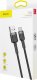 Kabel USB Baseus USB-A - USB-C 1 m Czarno-szary (CATKLF-BG1) 5