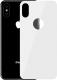 Baseus Szkło hartowane 0.3mm na tył obudowy do iPhone X / XS, białe 1
