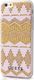 Guess Apsauginis dėklas GUESS Aztec skirtas Apple iPhone 7 4.7", Skaidri/Rožinė 2