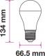 V-TAC 15W LED lemputė V-TAC, A65, 3000K su LED SAMSUNG diodu 2