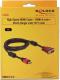 Kabel Delock HDMI - DVI-D 3m czerwony (84343) 1