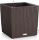 Lechuza Doniczka CUBE Cottage 40 ALL-IN-ONE, kolor mokka 1