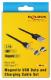 Kabel USB Delock USB-A - microUSB + USB-C 1.1 m Czarny (85723) 5