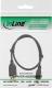 Kabel USB InLine USB-A - miniUSB 0.3 m Czarny (31803P) 1