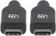 Kabel USB Manhattan USB-C - 2 m Czarny (355247) 4